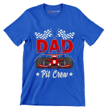 Dad pit crew - Father’s Day T-Shirt-Blue-S-Custom One Express