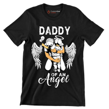 Daddy of an angel - Father’s Day T-Shirt-Black-S-Custom One Express