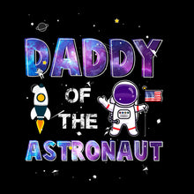 Daddy of the astronaut - Father’s Day T-Shirt-Black-S-Custom One Express