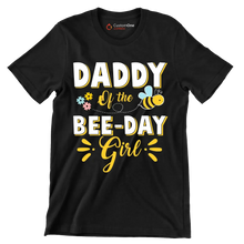 Daddy of the bee-day girl - Father’s Day T-Shirt-Black-S-Custom One Express