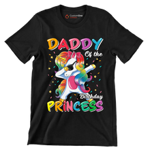 Daddy of the birthday princess - Father’s Day T-Shirt-Black-S-Custom One Express