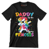 Daddy of the birthday princess - Father’s Day T-Shirt-Black-S-Custom One Express