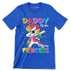 Daddy of the birthday princess - Father’s Day T-Shirt-Blue-S-Custom One Express