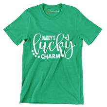 Daddy's Lucky Charm - St. Patrick's Day T-Shirt-Green-S-Custom One Express