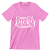 Daddy's Lucky Charm - St. Patrick's Day T-Shirt-Pink-S-Custom One Express