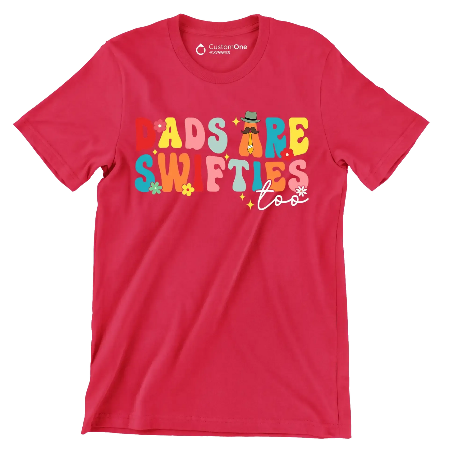 Dads are swifties too - Father’s Day T-Shirt-Red-S-Custom One Express