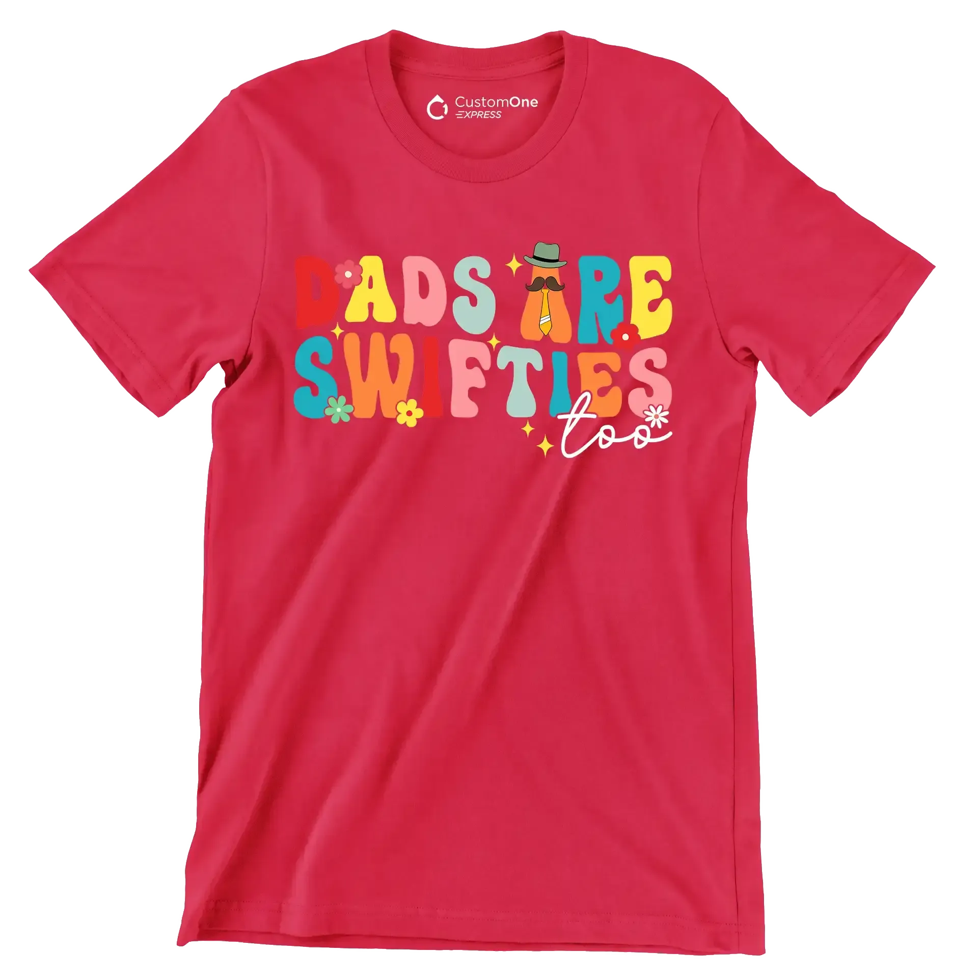 Dads are swifties too - Father’s Day T-Shirt-Red-S-Custom One Express