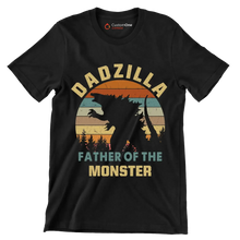 Dadzilla father of the monster - Father’s Day T-Shirt-Black-S-Custom One Express