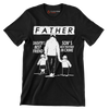 Daughter_s best friend son_s best partner in crime - Father’s Day T-Shirt-Black-S-Custom One Express