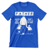 Daughter_s best friend son_s best partner in crime - Father’s Day T-Shirt-Blue-S-Custom One Express