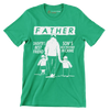 Daughter_s best friend son_s best partner in crime - Father’s Day T-Shirt-Green-S-Custom One Express