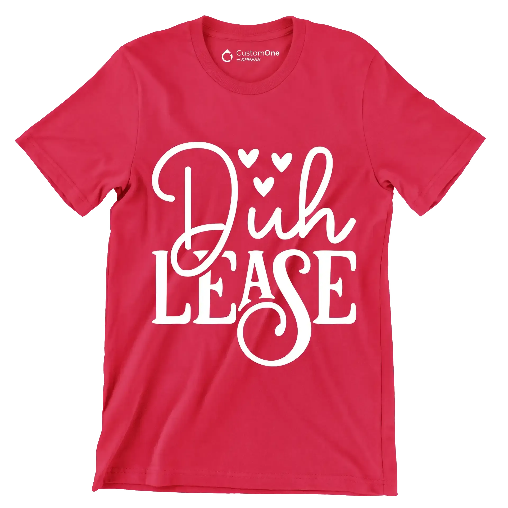 D�h lease - Sarcasm Themed T-Shirt-Red-S-Custom One Express
