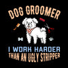 Dog groomer I make bitches beautiful - Dog Themed T-Shirt-Black-S-Custom One Express