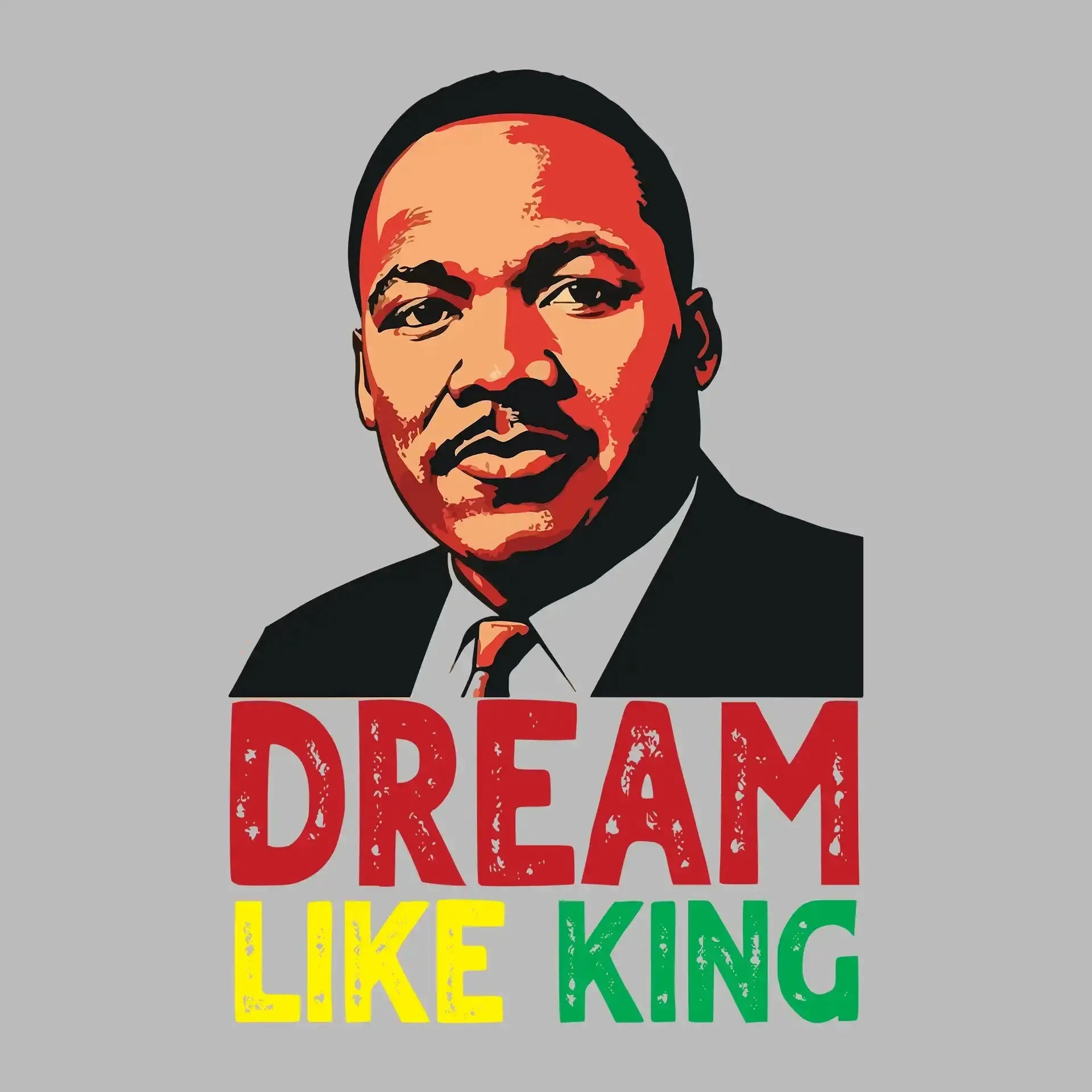 Dream like king - Martin Luther King T-Shirt-Black-S-Custom One Express