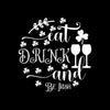 Eat Drink and Be Iris - St. Patrick's Day T-Shirt-Black-S-Custom One Express