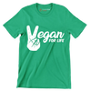 Egan for life - Vegan Themed T-Shirt-Green-S-Custom One Express