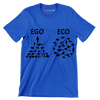 Ego Eco - Vegan Themed T-Shirt-Blue-S-Custom One Express