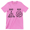 Ego Eco - Vegan Themed T-Shirt-Pink-S-Custom One Express