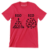 Ego Eco - Vegan Themed T-Shirt-Red-S-Custom One Express