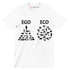 Ego Eco - Vegan Themed T-Shirt-White-S-Custom One Express