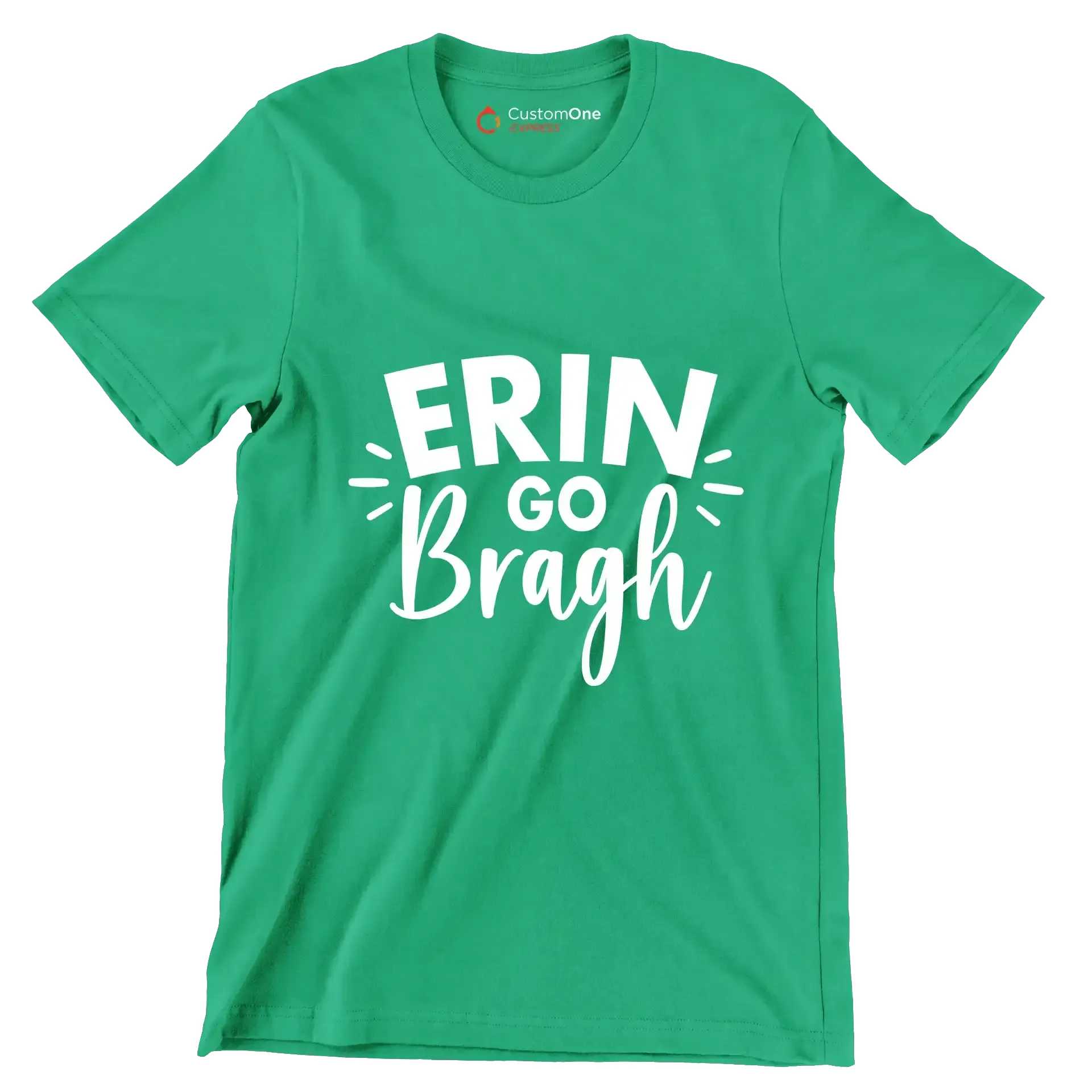 Erin Go Bragh - St. Patrick's Day T-Shirt-Green-S-Custom One Express