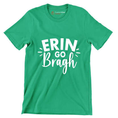Erin Go Bragh - St. Patrick's Day T-Shirt-Green-S-Custom One Express