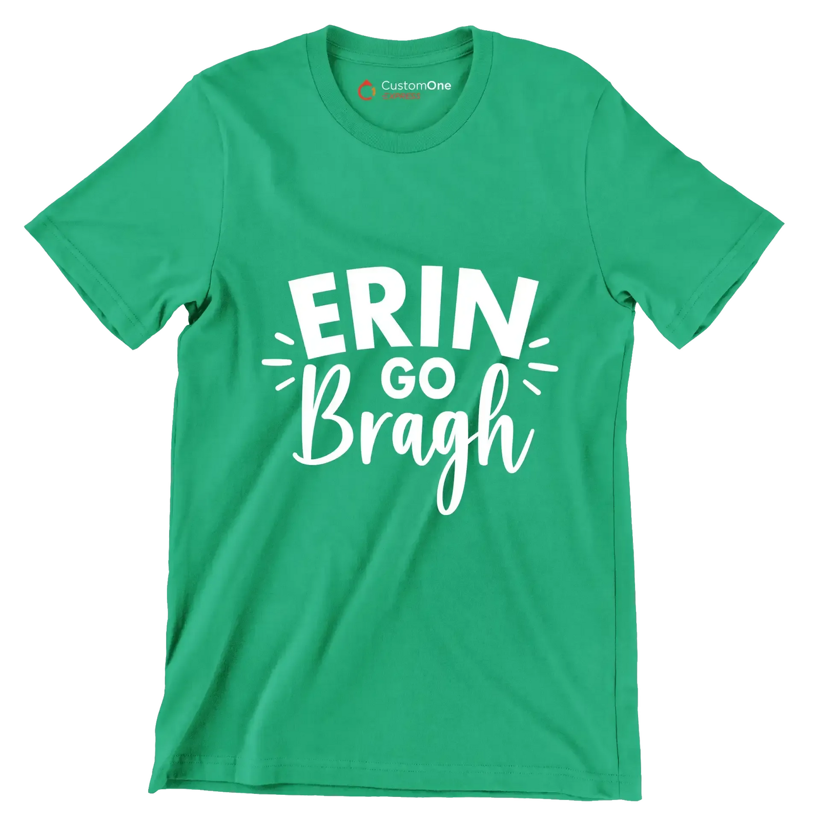 Erin Go Bragh - St. Patrick's Day T-Shirt-Green-S-Custom One Express