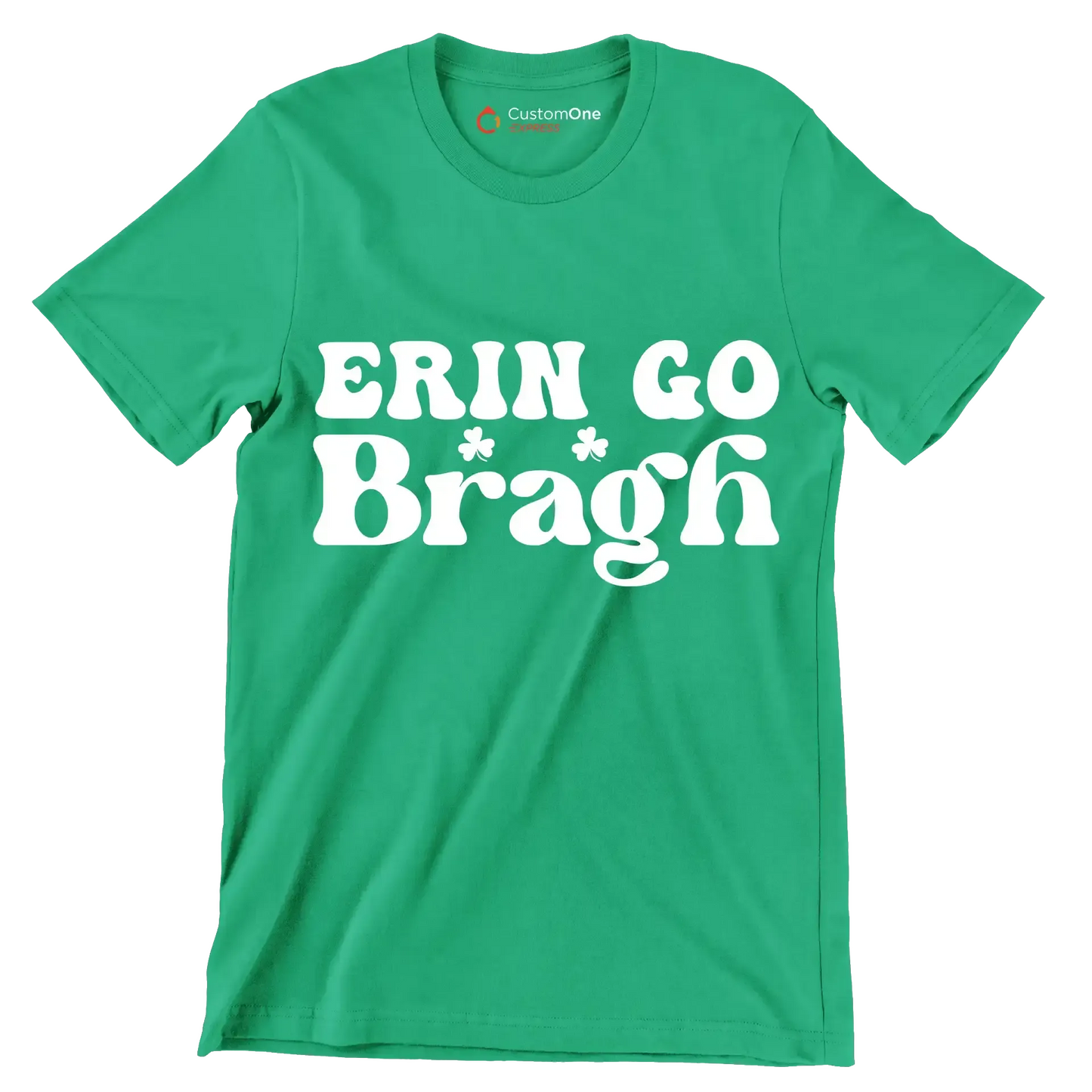 Erin Go Bragh - St. Patrick's Day T-Shirt-Green-S-Custom One Express