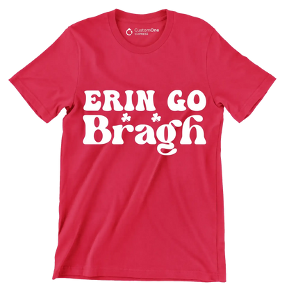 Erin Go Bragh - St. Patrick's Day T-Shirt-Red-S-Custom One Express