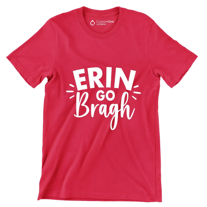 Erin Go Bragh - St. Patrick's Day T-Shirt-Red-S-Custom One Express