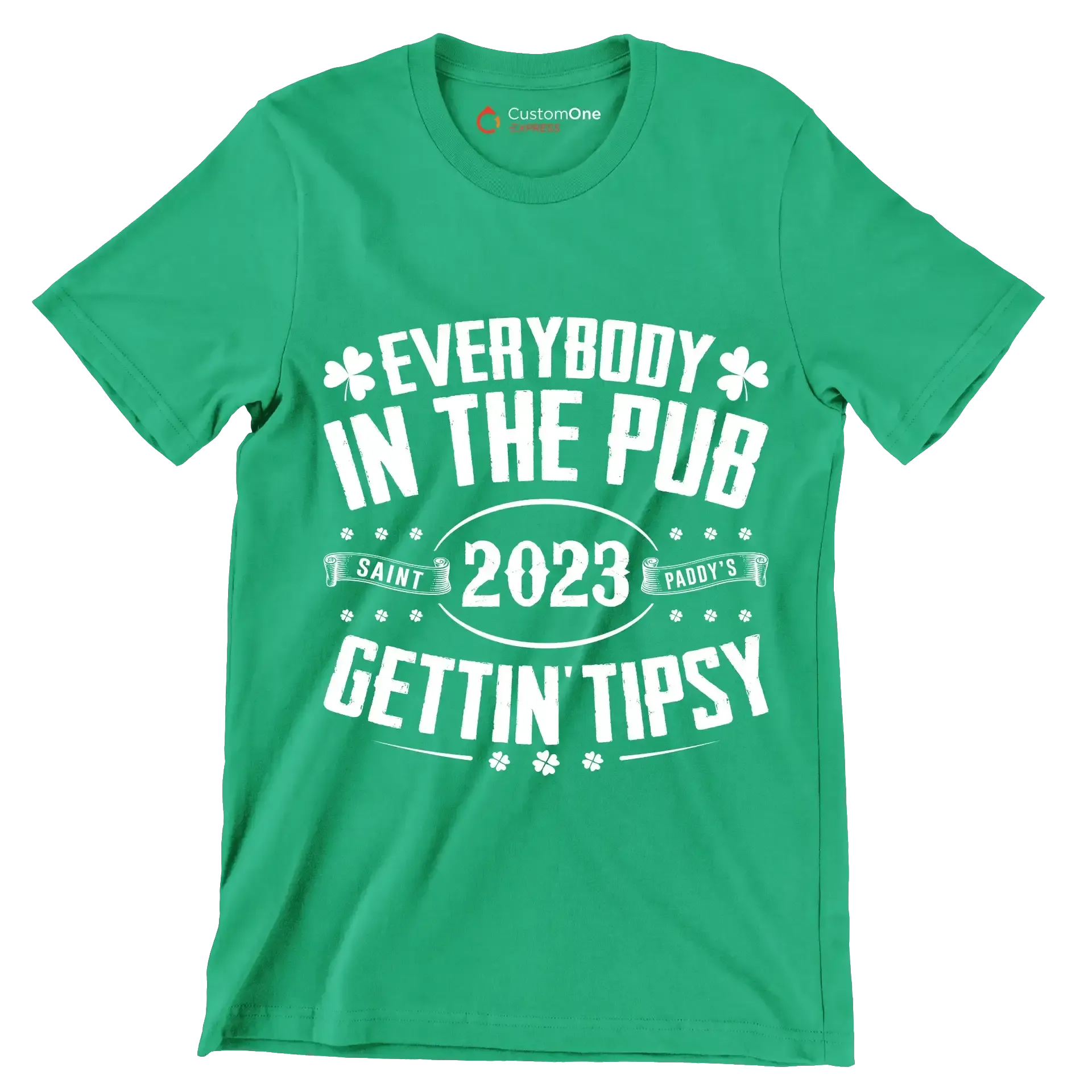 Everybody In The Pub Saint 2023 Paddy's Gettin' Tipsy - St. Patrick's Day T-Shirt