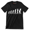 Evolution of the Golfer - Golf Themed T-Shirt-Black-S-Custom One Express