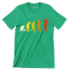 Evolution of the Golfer - Golf Themed T-Shirt-Green-S-Custom One Express