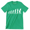 Evolution of the Golfer - Golf Themed T-Shirt-Green-S-Custom One Express