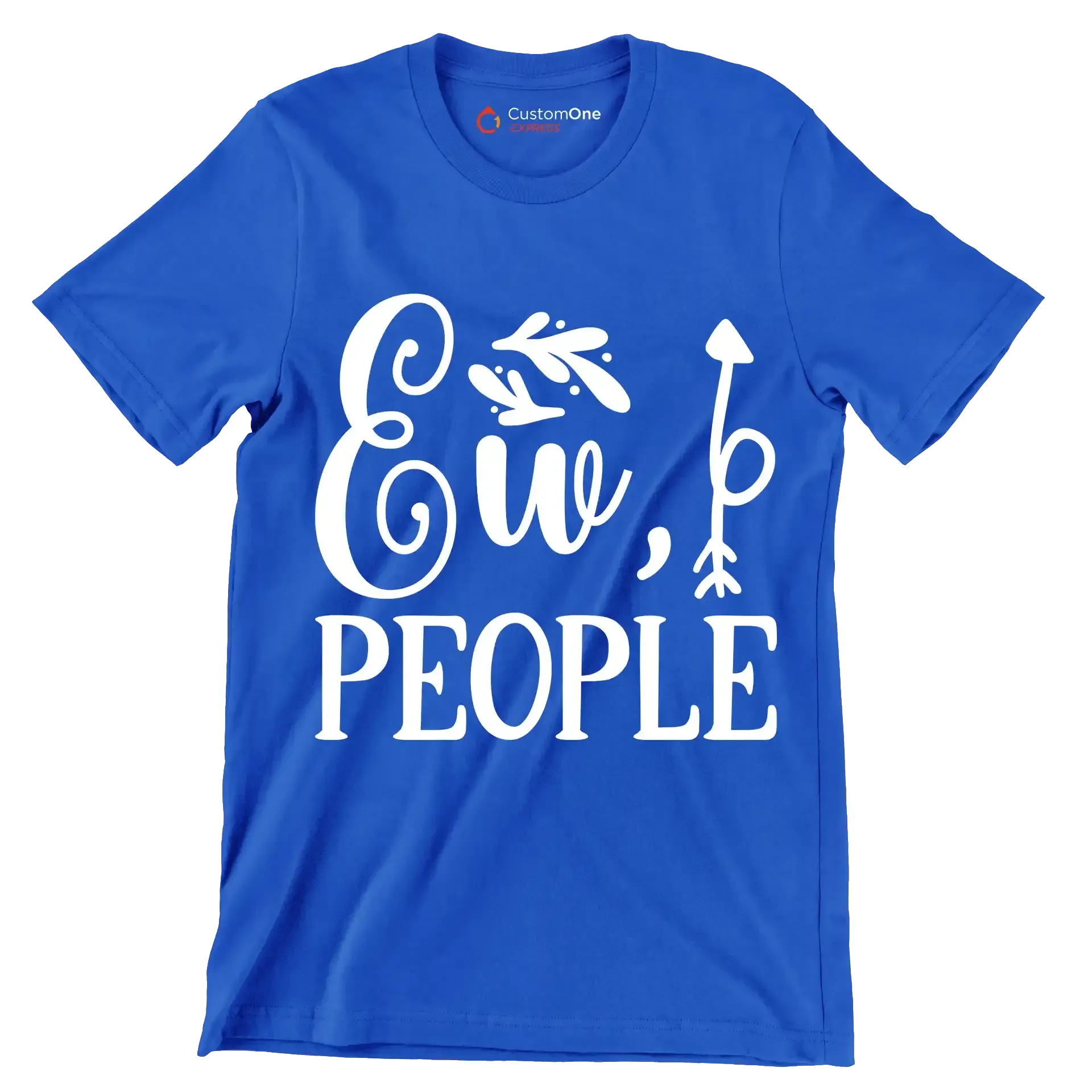 Ew, people - Sarcasm Themed T-Shirt-Blue-S-Custom One Express