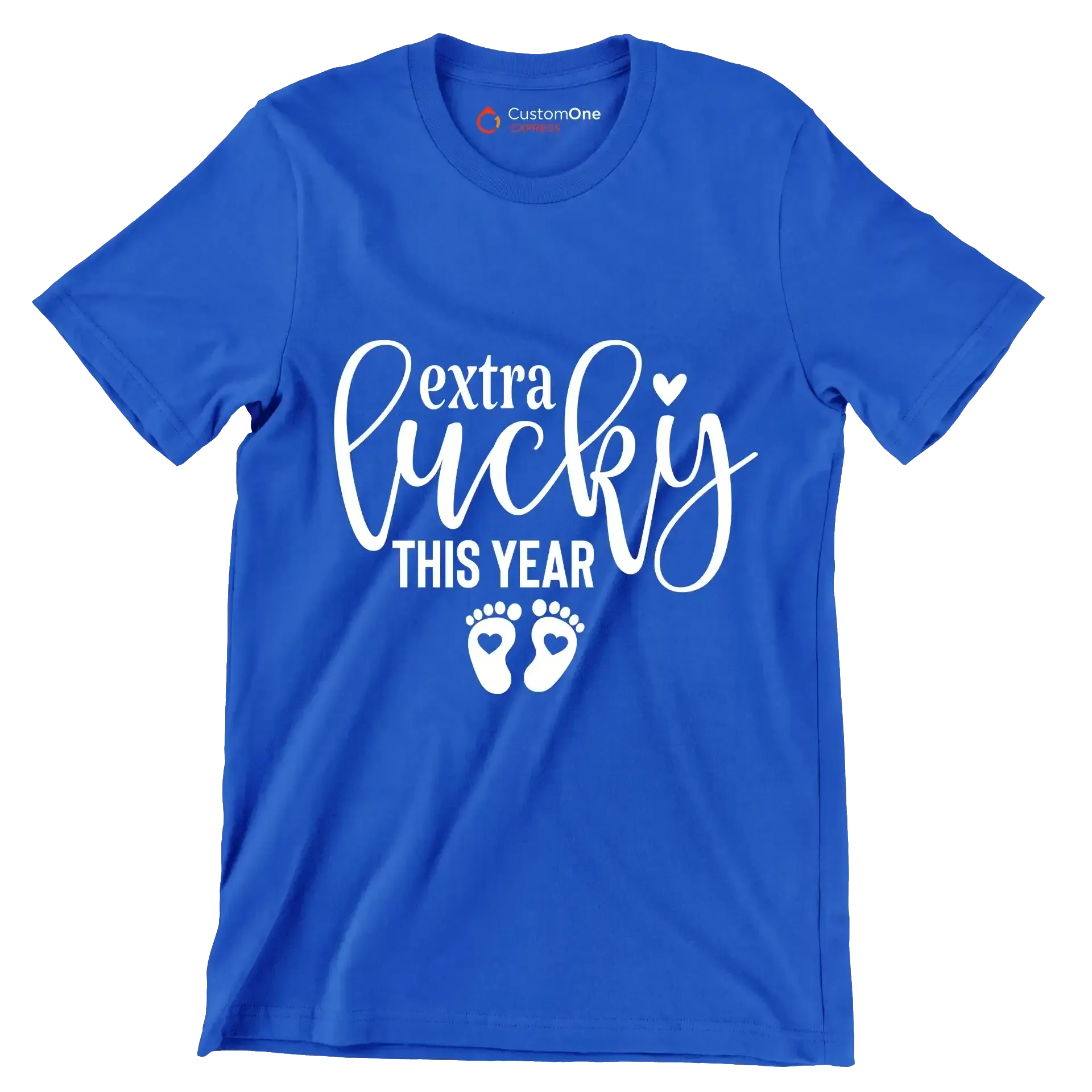 Extra Lucky This Year - St. Patrick's Day T-Shirt-Blue-S-Custom One Express