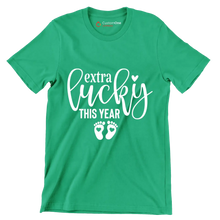 Extra Lucky This Year - St. Patrick's Day T-Shirt-Green-S-Custom One Express