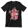 Faigth Over Fear - Breast Cancer Awareness T-Shirt-Black-S-Custom One Express