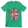 Faigth Over Fear - Breast Cancer Awareness T-Shirt-Green-S-Custom One Express