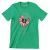 Faith - Breast Cancer Awareness T-Shirt-Green-S-Custom One Express