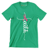 Faith - Breast Cancer Awareness T-Shirt-Green-S-Custom One Express