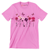 Faith Hope Love courage Strength Cure - Breast Cancer Awareness T-Shirt-Pink-S-Custom One Express