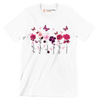 Faith Hope Love courage Strength Cure - Breast Cancer Awareness T-Shirt-White-S-Custom One Express