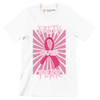 Fath Over Fear - Breast Cancer Awareness T-Shirt-White-S-Custom One Express