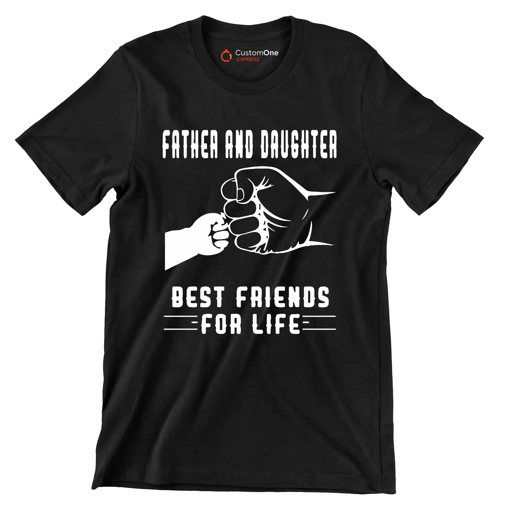 Father and daughter best friends for life - Father’s Day T-Shirt-Black-S-Custom One Express