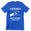 Father and daughter best friends for life - Father’s Day T-Shirt-Blue-S-Custom One Express