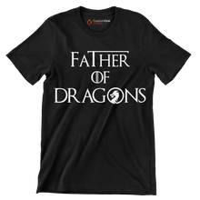 Father of dragons - Father’s Day T-Shirt-Black-S-Custom One Express
