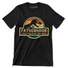 Fatherhood like a walk in the park - Father’s Day T-Shirt-Black-S-Custom One Express