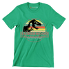 Fatherhood like a walk in the park - Father’s Day T-Shirt-Green-S-Custom One Express