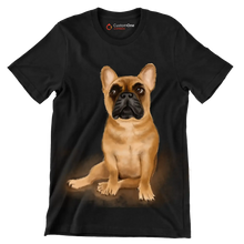 Fawn_French_Bulldog - Dog Themed T-Shirt-Black-S-Custom One Express